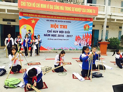 HỘI THI CHỈ HUY ĐỘI GIỎI HUYỆN AN DƯƠNG NĂM HỌC 2016-2018